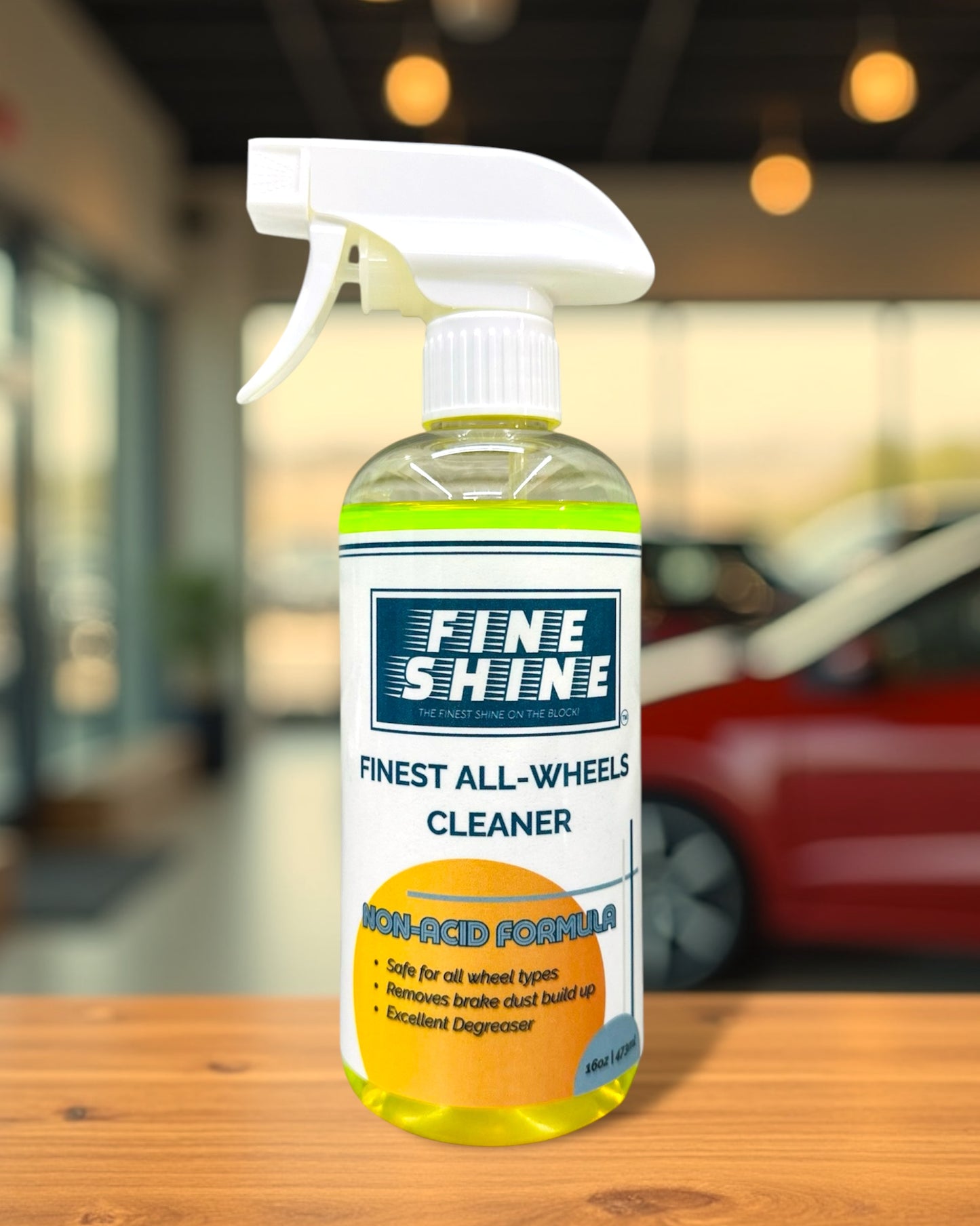 Finest All-Wheels Cleaner (Non-Acid Formula) 16oz